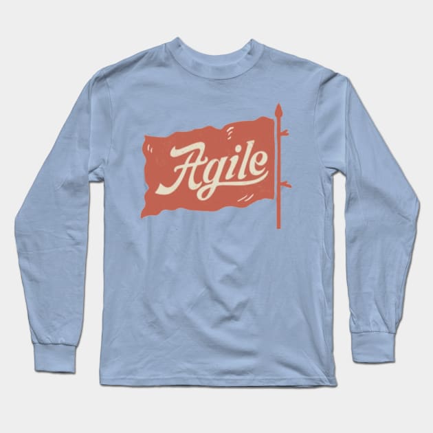 Agile flag Long Sleeve T-Shirt by Agile Veterinary Surgery